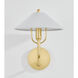 Mariel 1 Light 9.75 inch Aged Brass/Soft White Wall Sconce Wall Light in Aged Brass and Soft White